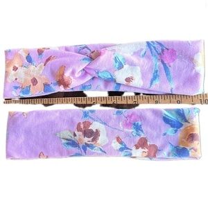 Handmade flower twist headband